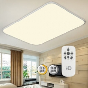 HAIDE 海德照明 银系列遥控 LED吸顶灯 80W