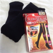 SLIM WALK 美脚瘦腿 发热袜 黑色升级版 M-L码