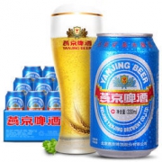 燕京啤酒 11度蓝听 罐装330ml*24罐