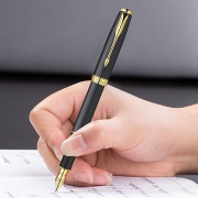 派克（PARKER）  卓尔 磨砂黑金夹钢笔