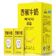 新希望 香蕉牛奶 200ml*12盒