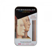 中亚Prime会员 : PRISMACOLOR Premier 肖像套装 软芯彩色铅笔 24色