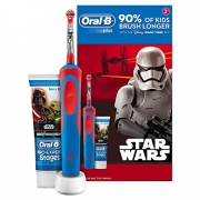 欧乐B（Oral-B）  Stages Power 儿童电动牙刷+牙膏礼盒装 星球大战