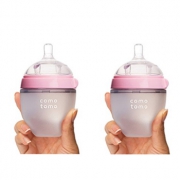 Comotomo可么多么 婴儿硅胶奶瓶 150ml 两只装
