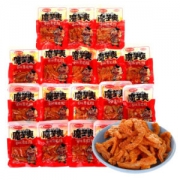 卫龙 卫来 休闲零食 香辣素毛肚 魔芋爽400g/袋