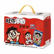 旺旺 旺仔牛奶6罐+O泡果奶2罐组合装245ml*8罐*5件    100元包邮（200-100）