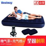 京东PLUS会员： Bestway 荣威国际 舒美绒 67374 双人加大气垫床 +凑单品
