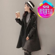 莉妮吉尔 韩国宽松妮子大衣