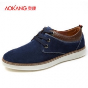 AOKANG 奥康 男士休闲鞋 深蓝