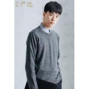 网易严选 美利奴羊毛 男士圆领针织衫*3件