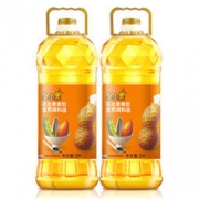 限地区：坚小果食用油 花生果香型 食用调和油 3L*2件