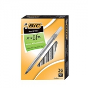 BiC 比克 Round Stic Xtra Life 圆珠笔 1.0mm 36支装