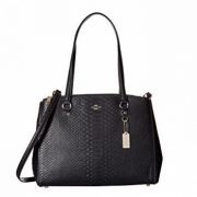 COACH Stamped Snakeskin Stanton 女士手提包