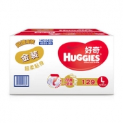 Huggies好奇 金装纸尿裤 大号L129片