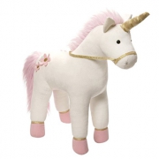 GUND Lilyrose 粉色鬃毛独角兽毛绒玩具（15英寸、38cm）