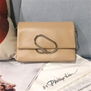 明星同款：3.1 Phillip Lim Alix 回形针系列 女士真皮单肩斜挎包