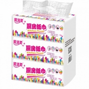 顺清柔 厨房用纸巾 抽取式2层70抽*3包（大规格）