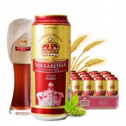 Barbarossa 凯尔特人 红啤酒 500ml*24听 整箱装