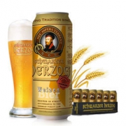 schwarzer herzog 歌德 小麦啤酒 500ml*24听 整箱装