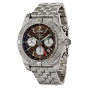 百年灵（Breitling）  Chronomat 44 GMT系列 AB042011-Q589-375A 男士机械腕表