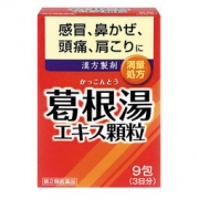 井藤汉方 葛根汤 感冒清热颗粒冲剂 9包