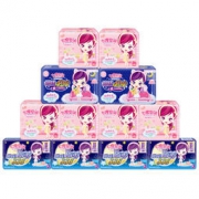 SPACE7七度空间 少女系列卫生巾 纯棉表层特惠装12包84片 (245mm*60片+338mm*16片+甜睡420*8片)