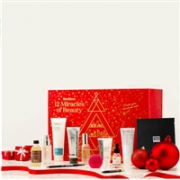 又便宜啦！SkinStore 2017年限量版圣诞彩妆礼盒（价值$350）内含9件正装+3个中样