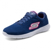 Skechers斯凯奇 GO WALK CITY系列 低帮百搭复古女运动鞋 健步鞋 13828C/NVW * 2双