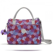 Kipling 女式 CARALISA 背提包 K2062900X00F 红紫碎花 25*34*11cm
