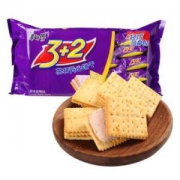 康师傅 3+2 苏打夹心饼干 蓝莓味 500g *13件