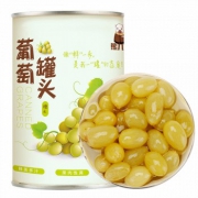 熊九九 糖水葡萄水果罐头425g