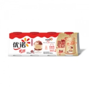 Yolplait 优诺 优丝 风味发酵乳 红豆绵绵/细语抹茶酸奶 135g*4杯 *2件