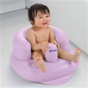 销量第一的学座椅：Richell利其尔婴儿多功能宝宝学坐椅 紫色款