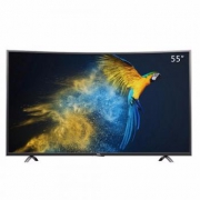 TCL HDR超薄4K曲面64位30核智能液晶电视机55英寸