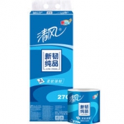 APP 清风 新韧纯品 3层卷纸 270段*10卷