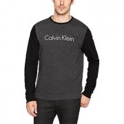 Calvin Klein 男士长袖圆领LOGO卫衣