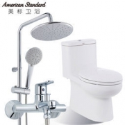 American Standard 美标 坐便器马桶CCAS2090+淋浴花洒套装0711 组合套装 +凑单品