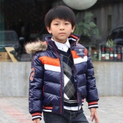 英格里奥 男童毛领羽绒服