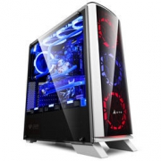 Golden field 金河田 峥嵘R6白 中塔式水冷游戏主机箱（ATX/M-ATX/ITX/长显卡/U3/SSD/大侧透）