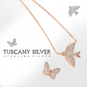 英亚闪购！Tuscany Silver、Carissima等女神项链耳环2.7折起