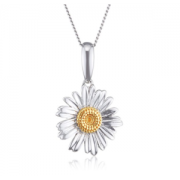 Elements Silver 纯银小雏菊项链