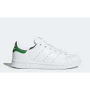 adidas Stan Smith大童款绿尾小白鞋