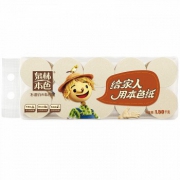 泉林本色 不漂白卫生纸150g三层长卷纸*10卷