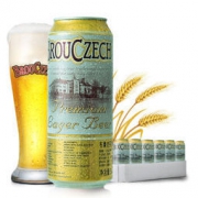 限山东：BROUCZECH 布鲁杰克 拉格啤酒 500ml*24听