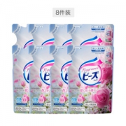 Kao 花王 玫瑰花果香柔顺洗衣液  730克/袋 不含荧光剂，持久飘香*8 *3件
