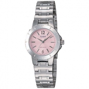 CASIO 女士粉色表盘手表