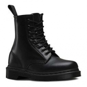 Dr. Martens 1460 MONO 男款黑色牛皮皮靴马丁靴