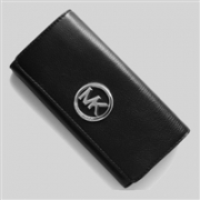 Michael Kors 女士Fulton真皮长款钱包 黑色