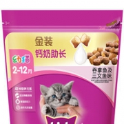 whiskas 伟嘉 金装 幼猫猫粮 吞拿鱼及三文鱼味 2kg *3件