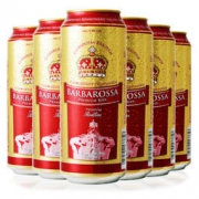 限地区：BARBAROSSA 凯尔特人 红啤酒 500ml*6听 *2件